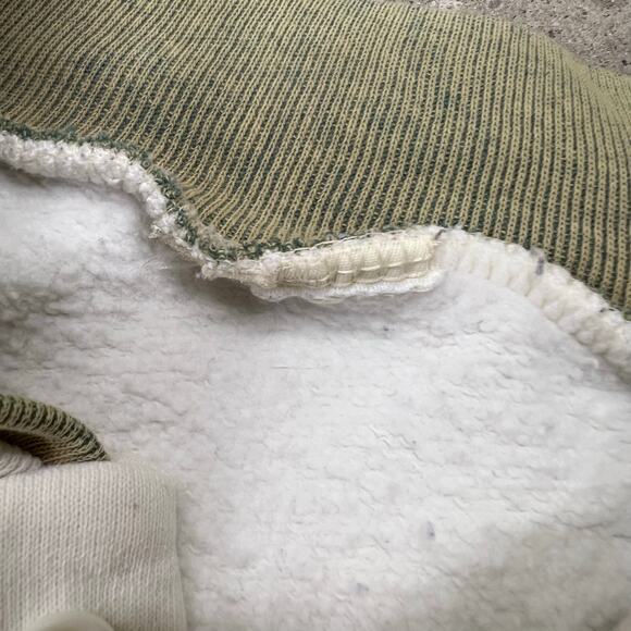 Vintage Art Unlimited Winter Birds Henley Crewneck Sweatshirt Chickadee Cardinal - Picture 7 of 9